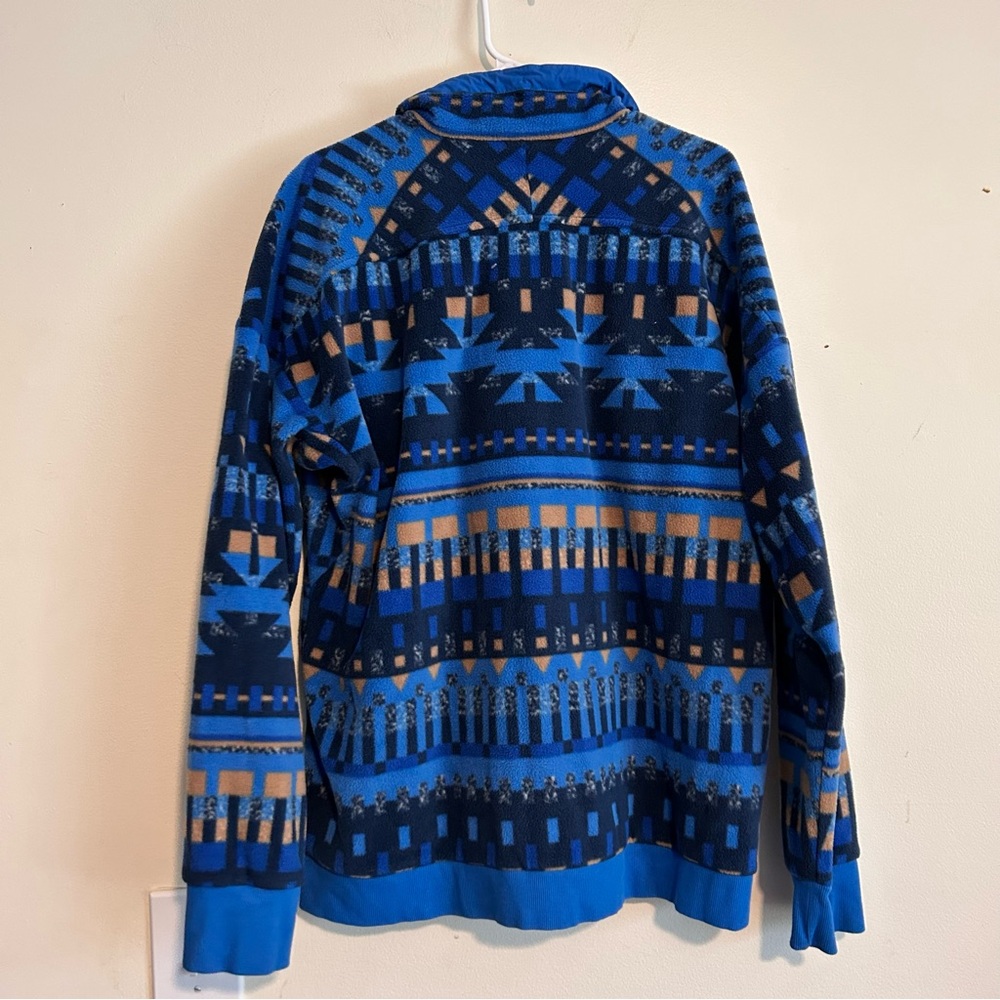 Columbia Blue Geometric Pattern Jacket - image 2